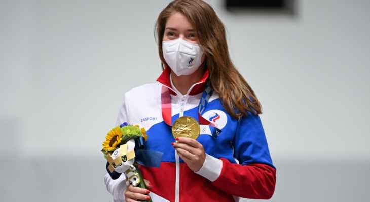 اتساراشكينا تمنح روسية أول ذهبية في طوكيو 2020