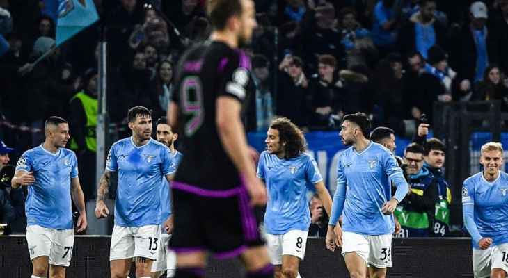 دوري ابطال اوروبا: لاتسيو يحقق المفاجأة ويُسقط بايرن ميونيخ وتوخيل يلفظ انفاسه الاخيرة