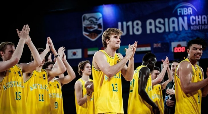 استراليا تتصدر المجموعة الثالثة من بطولة اسيا لكرة السلة تحت 18 عاماً
