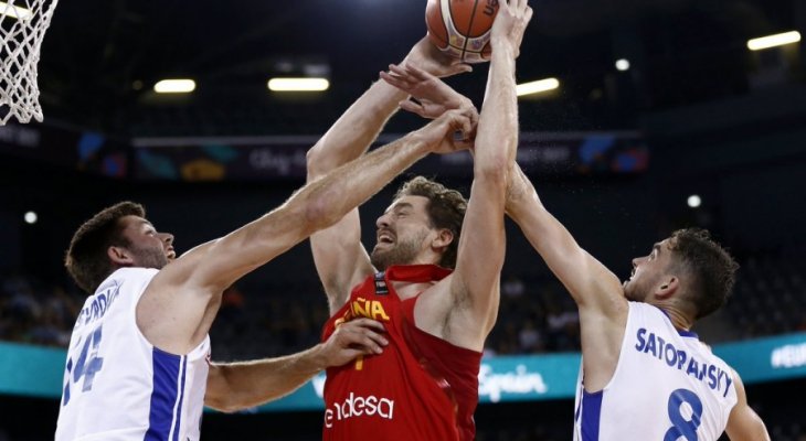 اسبانيا ترافق لاتفيا وصربيا الى ربع نهائي بطولة أوروبا لكرة السلة 