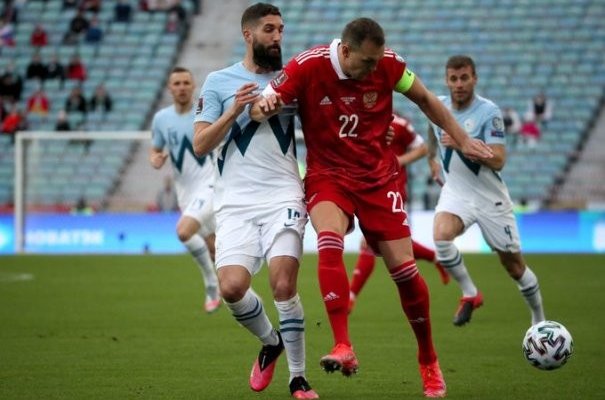 تصفيات كأس العالم: روسيا تتخطى سلوفينيا وفوز كبير لمونتينيغرو