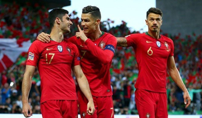البرتغال تحرز النسخة الاولى من دوري الامم الاوروبية امام الطواحين الهولندية‎