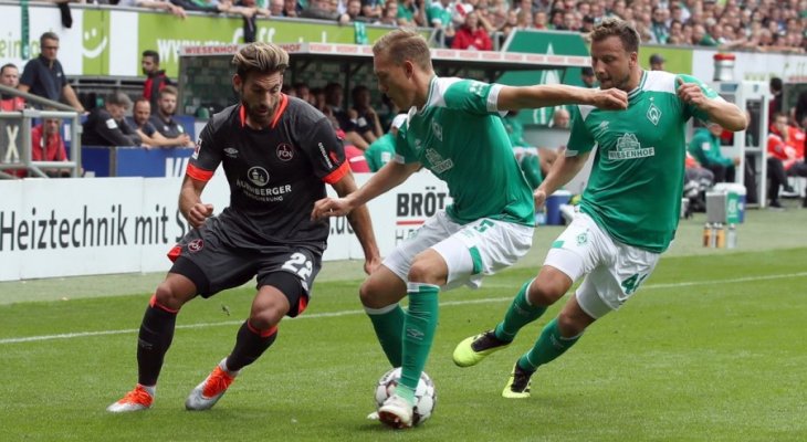 الدوري الألماني: نورنبرغ يخطف تعادلاً قاتلاً أمام فيردر بريمن