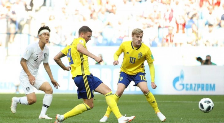 السويد تكسر عقدة المباراة الأولى في المونديال