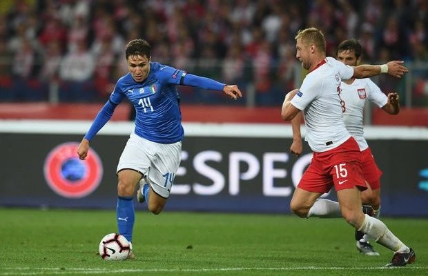 دوري الامم الاوروبية: دراما الدقائق الاخيرة تمنح ايطاليا فوزاً قاتلاً امام بولندا‎
