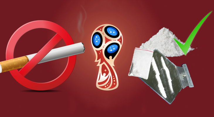 مونديال روسيا : ممنوع التدخين لكن مسموح الكوكايين 