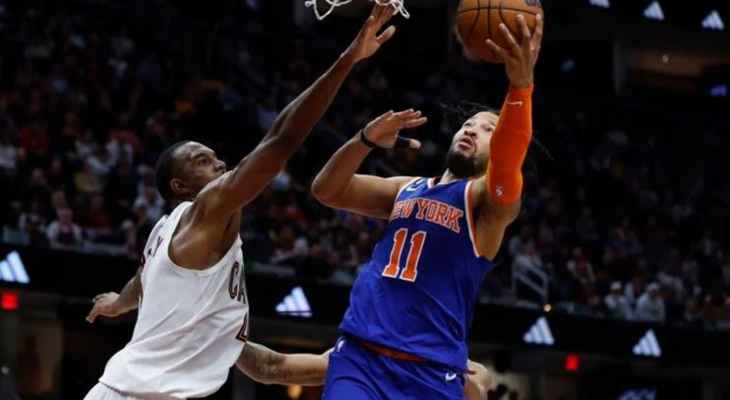 NBA: نيويورك يفوز على كافالييرز وجالين برونسون يسجل 48 نقطة