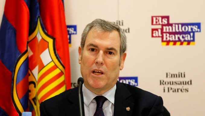روسو ينسحب من السباق الرئاسي لـ برشلونة 