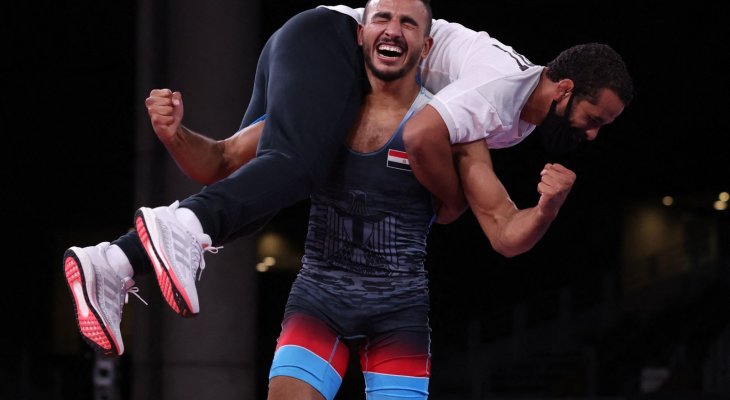 طوكيو ​2020: المصري محمد ابراهيم يحرز برونزية المصارعة اليونانية