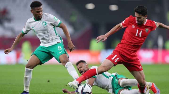 كأس العرب: الاردن تتخطى السعودية بهدف يتيم