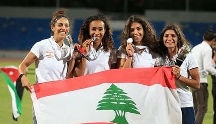 8 ميداليات ملونة للبنان في بطولة غرب آسيا في العاب القوى