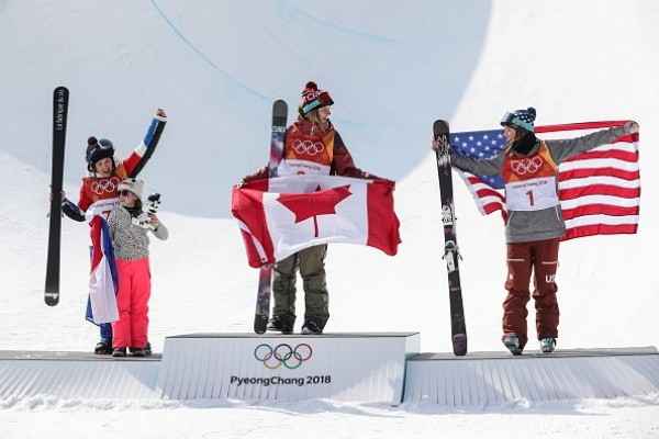 شاربي تعطي كندا الذهبية الثامنة في الالعاب الشتوية الاولمبية