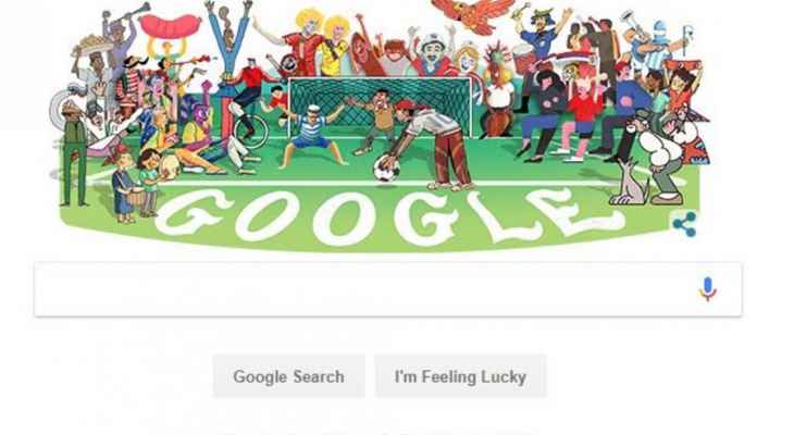 غوغل تحتفل بكأس العالم على طريقتها