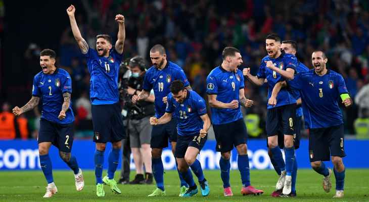 المنتخب الإيطالي حصل على مجموع جوائز قدرها 34 مليون يورو