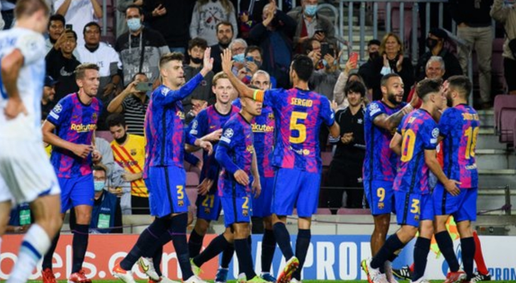 دوري الابطال: برشلونة يحقق فوزه الاول امام دينامو كييف وفوز سالزبورغ على فولفسبورغ