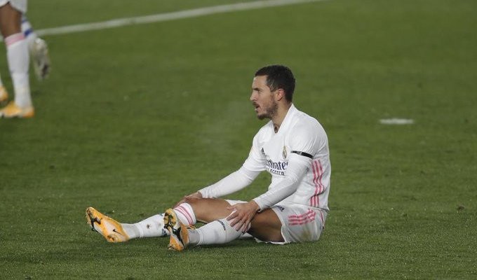 ريال مدريد يوضح طبيعة إصابة هازارد