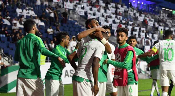 كأس آسيا: السعودية تسجل الهدف الثاني أمام لبنان 2-0