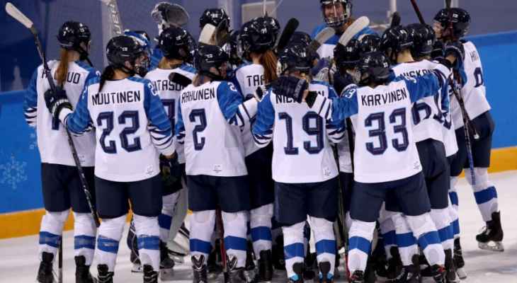 سيدات فنلندا الى نصف نهائي هوكي الجليد في الاولمبياد الشتوي