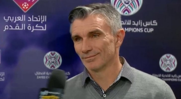 مدرب الرجاء : حزين للخروج من كأس زايد رغم الفوز على النجم الساحلي