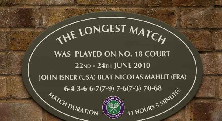 أطول مباراة تنس في التاريخ على مدى 3 أيام