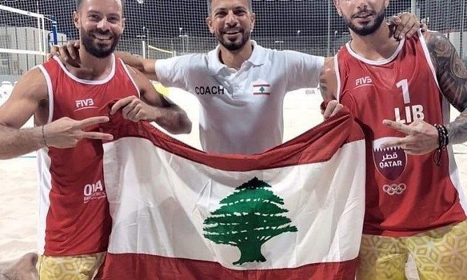 الدوري العالمي في الكرة الطائرة الشاطئية : لبنان الى دور الـ12 بجدارة
