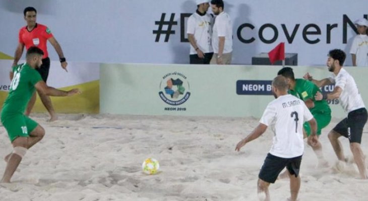 مصر تواجه عمان في نهائي بطولة نيوم لكرة القدم الشاطئية