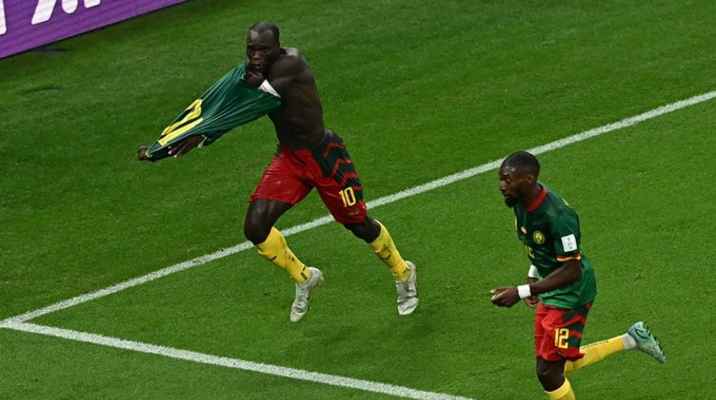 احصاءات وعلامات لاعبي الكاميرون والبرازيل