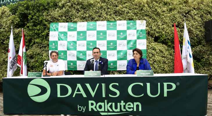Official announcement of the meeting between Lebanon and Monaco in the framework of the Davis Cup