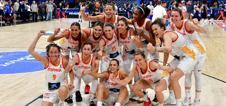 سيدات اسبانيا بطلات اوروبا لكرة السلة