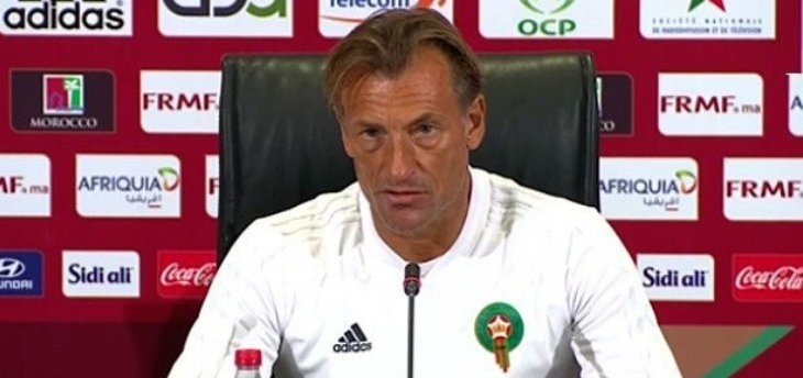 مدرب المغرب ينتقد اداء لاعبيه رغم الفوز على جنوب افريقيا