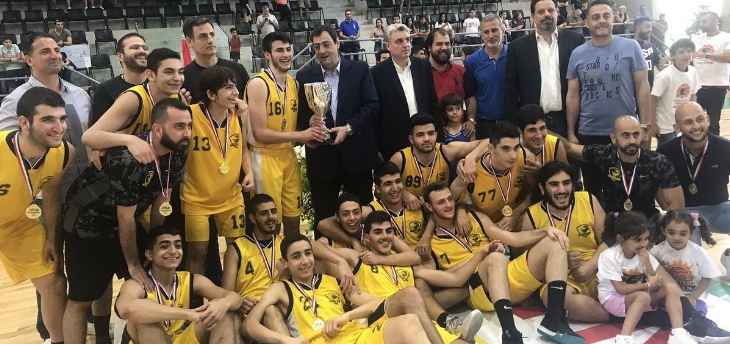 اينيرجي يحقق لقب بطولة لبنان لكرة السلة تحت 18 سنة