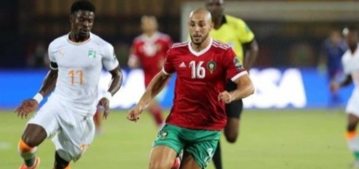 نور الدين امرابط افضل لاعب في مباراة المغرب وساحل العاج
