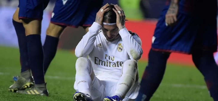 راموس غاضب من حكم مباراة ريال مدريد وليفانتي