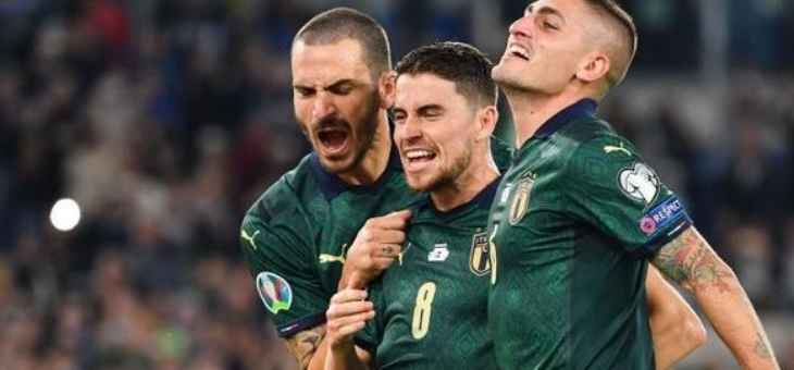 ايطاليا تعبر الى يورو 2020 بفوزها على اليونان، والنرويج تؤجل تأهل الماتادور