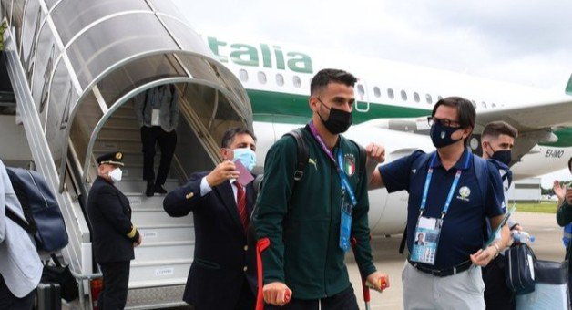 يورو 2020: سبيناتزولا يصل مع بعثة منتخب ايطاليا إلى لندن