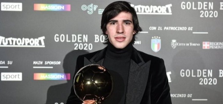 تونالي يحصد جائزة الفتى الذهبي الإيطالي للعام الحالي