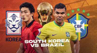 أرقام تخص مواجهة البرازيل وكوريا الجنوبية في كأس العالم 2022
