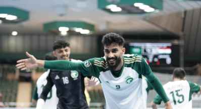 كأس العرب لكرة قدم الصالات: منتخب السعودية يكتسح طاجيكستان